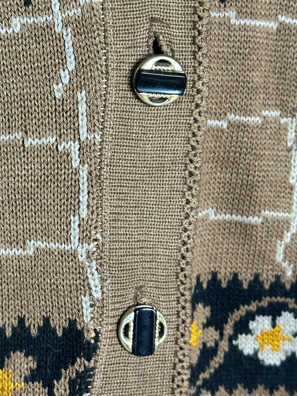 Vintage 80s Knit Cardigan - Funkify