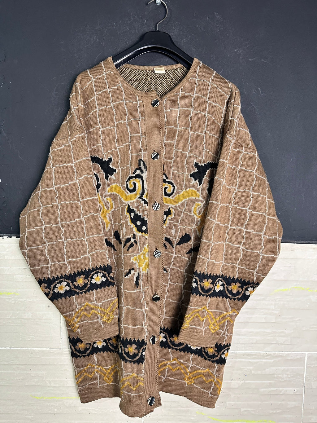 Vintage 80s Knit Cardigan - Funkify