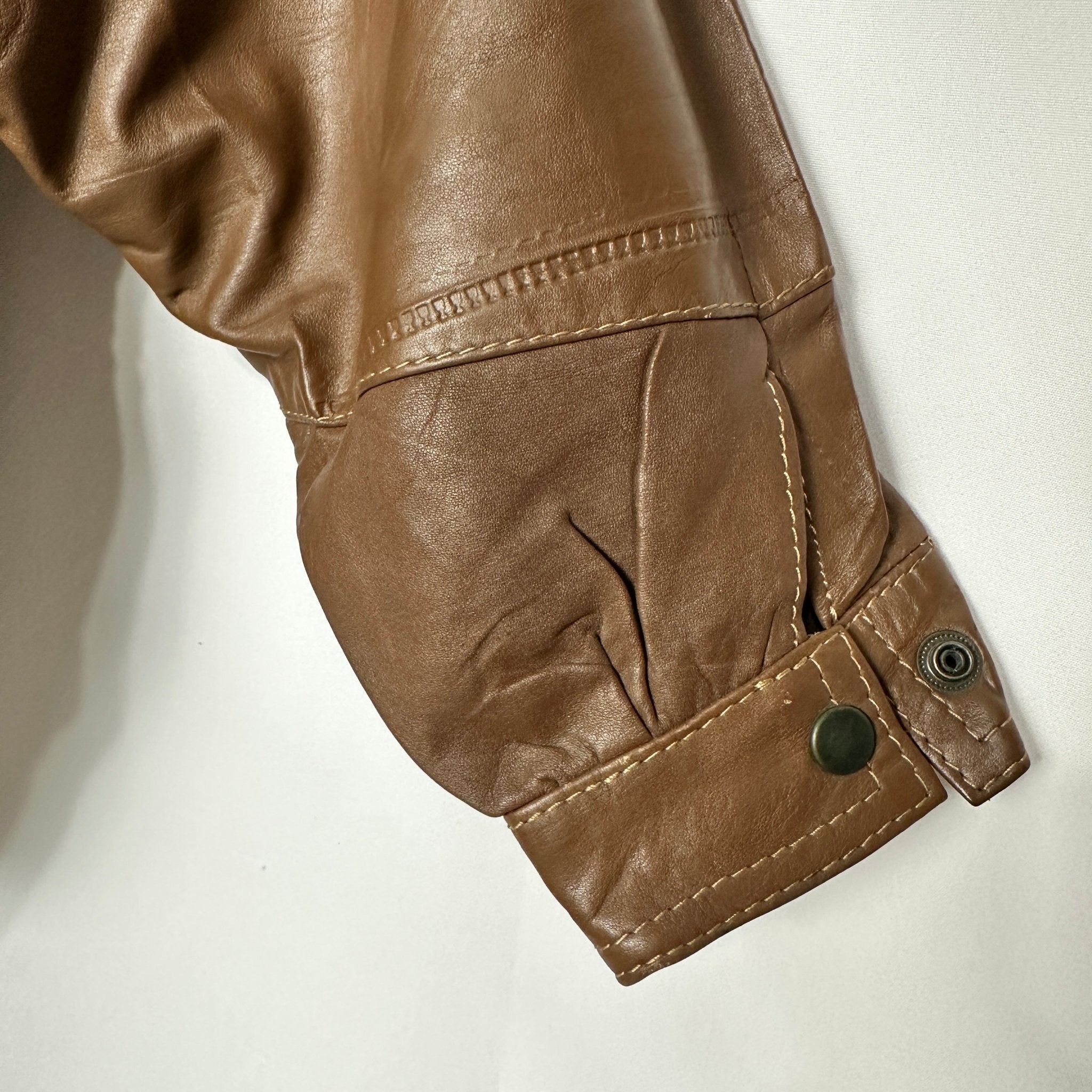 Vintage 80s Leather Jacket Women's Medium - Funkify