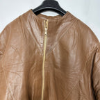 Vintage 80s Leather Jacket Women's Medium - Funkify