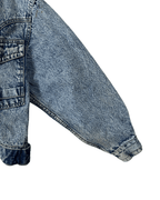 Vintage 80s L.L.Dun Puff Sleeve Denim Jacket - Women's Medium - Funkify