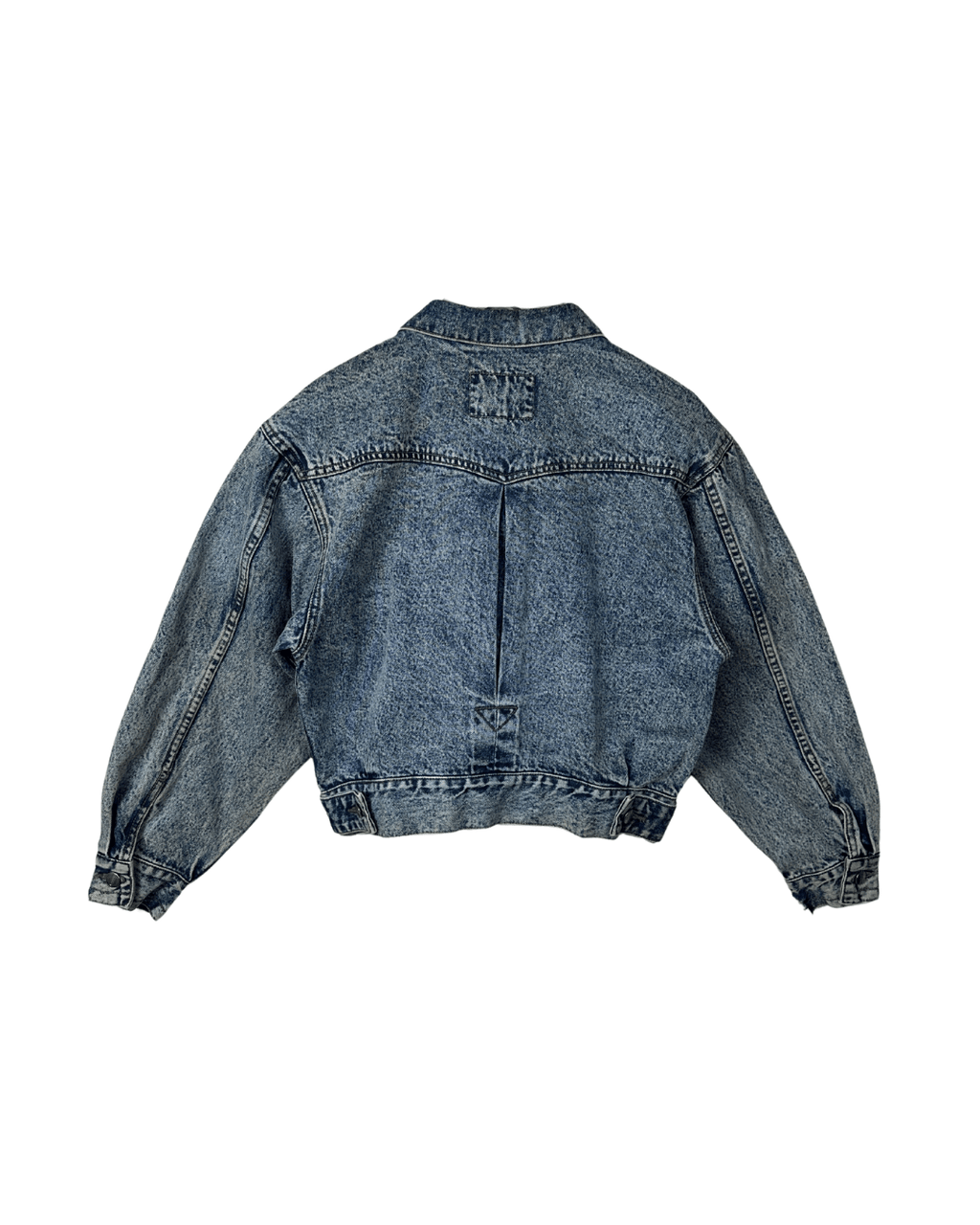 Vintage 80s L.L.Dun Puff Sleeve Denim Jacket - Women's Medium - Funkify