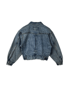 Vintage 80s L.L.Dun Puff Sleeve Denim Jacket - Women's Medium - Funkify
