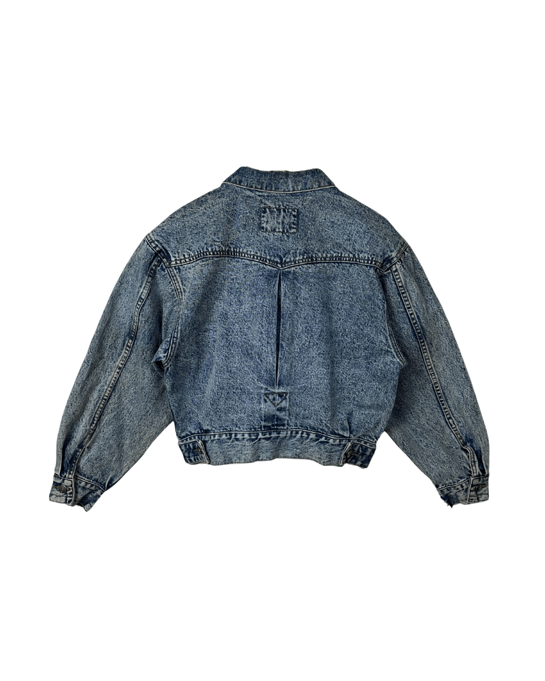 Vintage 80s L.L.Dun Puff Sleeve Denim Jacket - Women's Medium - Funkify