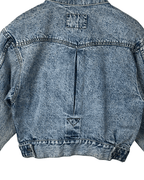 Vintage 80s L.L.Dun Puff Sleeve Denim Jacket - Women's Medium - Funkify