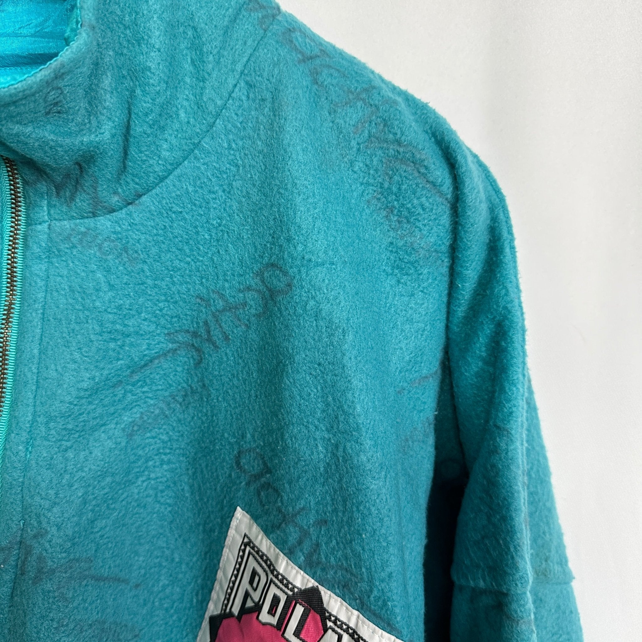 Vintage 80s Luigi Lamberto Fleece Quarter Zip 2XL / 3XL - Funkify