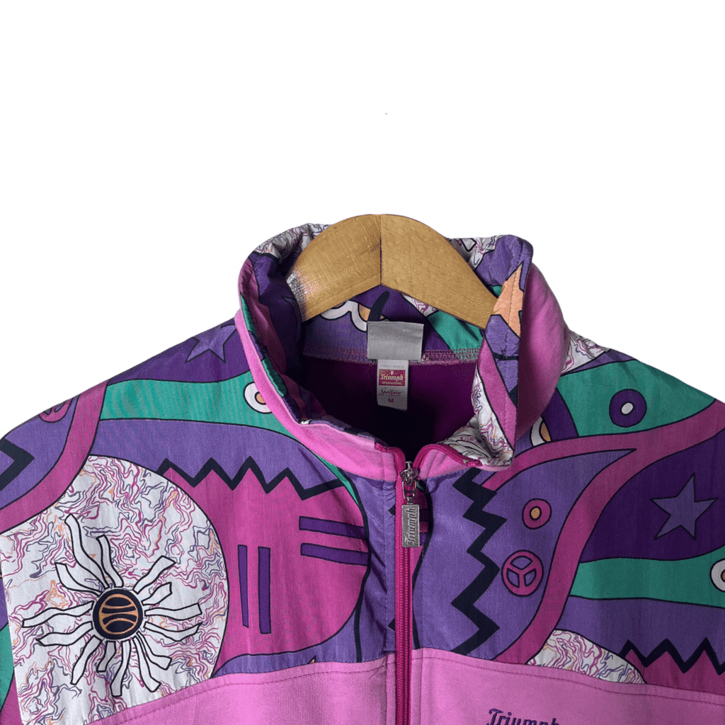 Vintage 80s Triumph Sport Half-zip Sweatshirt Medium - Funkify