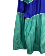 Vintage 80s Windbreaker Jacket with Foldable Hood - Medium - Funkify