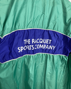 Vintage 80s Windbreaker Jacket with Foldable Hood - Medium - Funkify