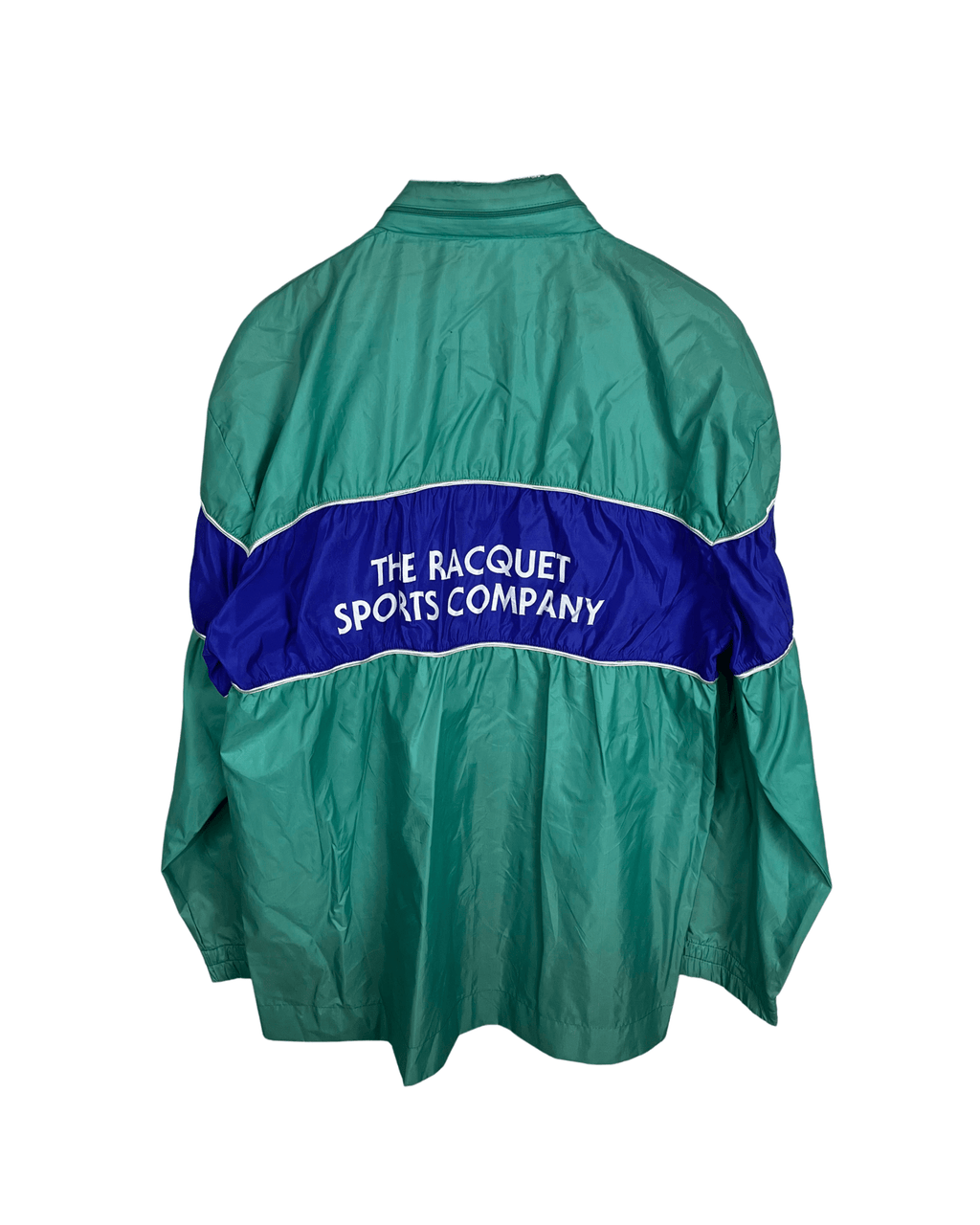 Vintage 80s Windbreaker Jacket with Foldable Hood - Medium - Funkify