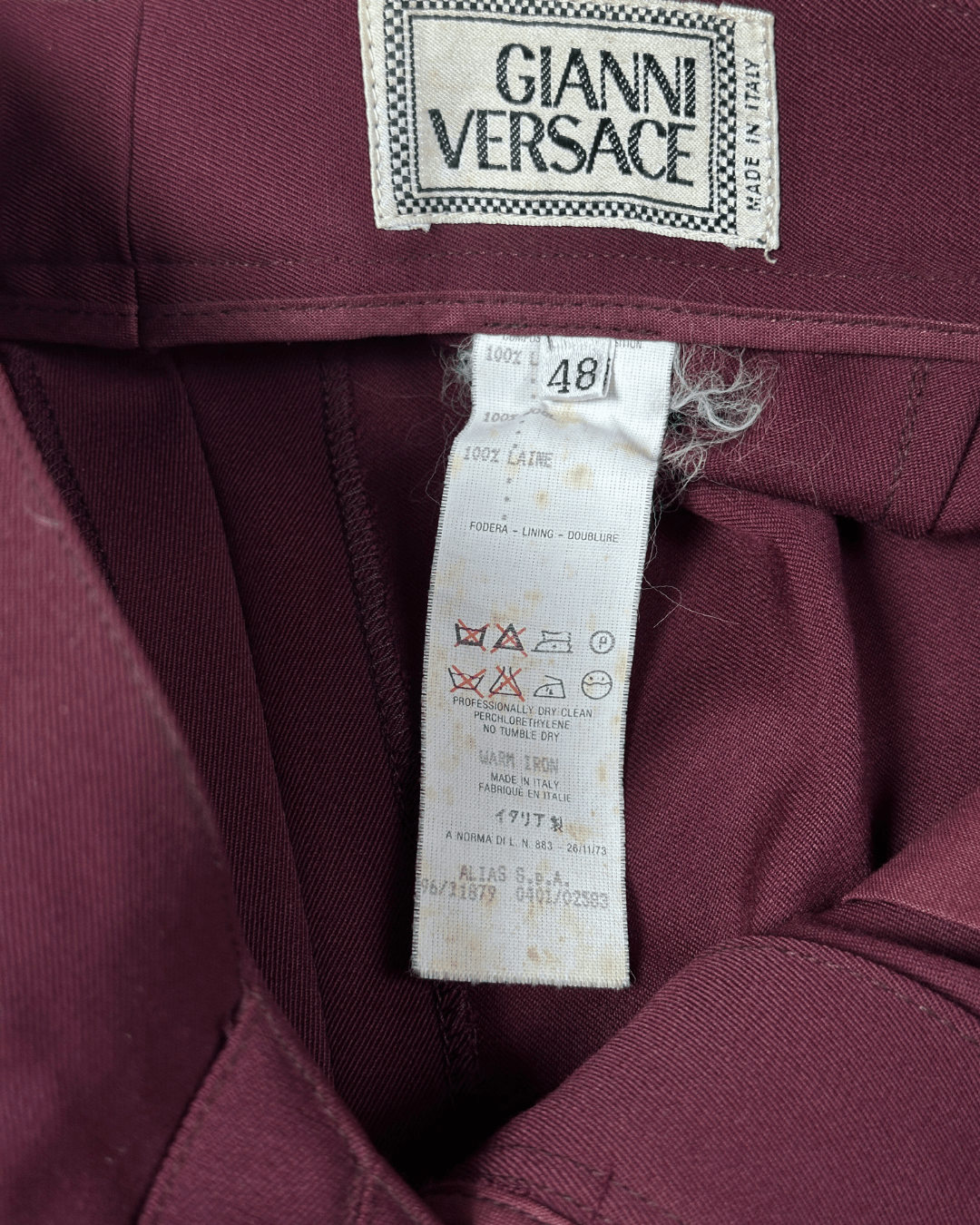 Vintage 80s/90s Gianni Versace Two - Piece Men's Suit Made in Italy - Funkify