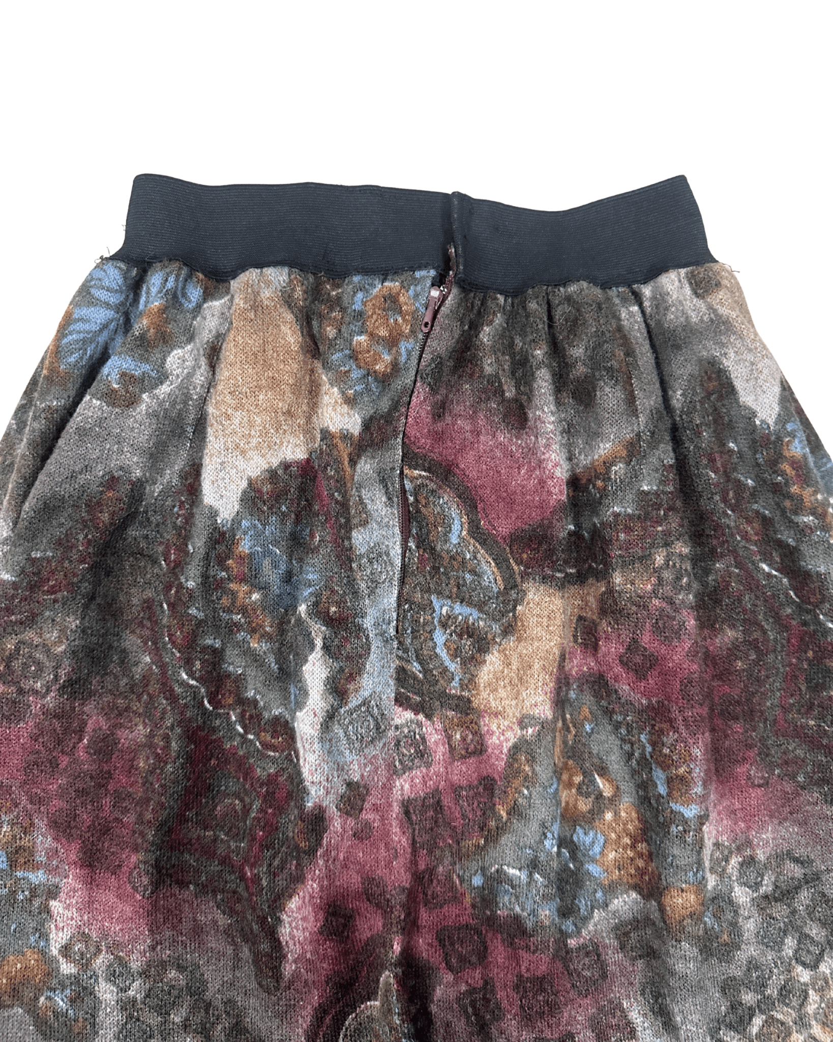 Vintage 80s/90s Tapestry Floral Skirt Suit Set - Funkify