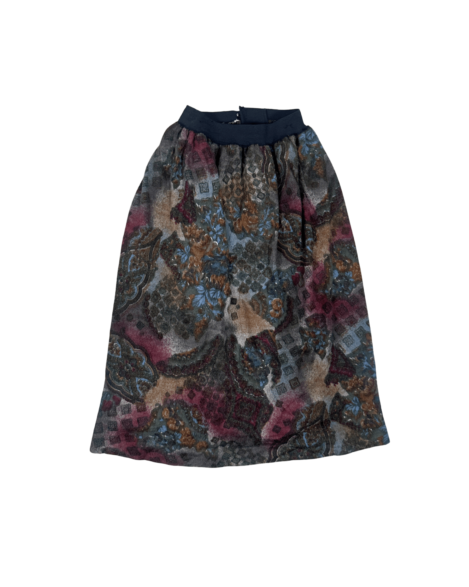Vintage 80s/90s Tapestry Floral Skirt Suit Set - Funkify