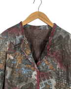 Vintage 80s/90s Tapestry Floral Skirt Suit Set - Funkify