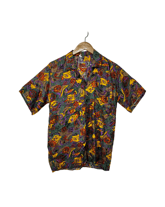 Vintage 90s Bold Abstract Shirt - Funkify
