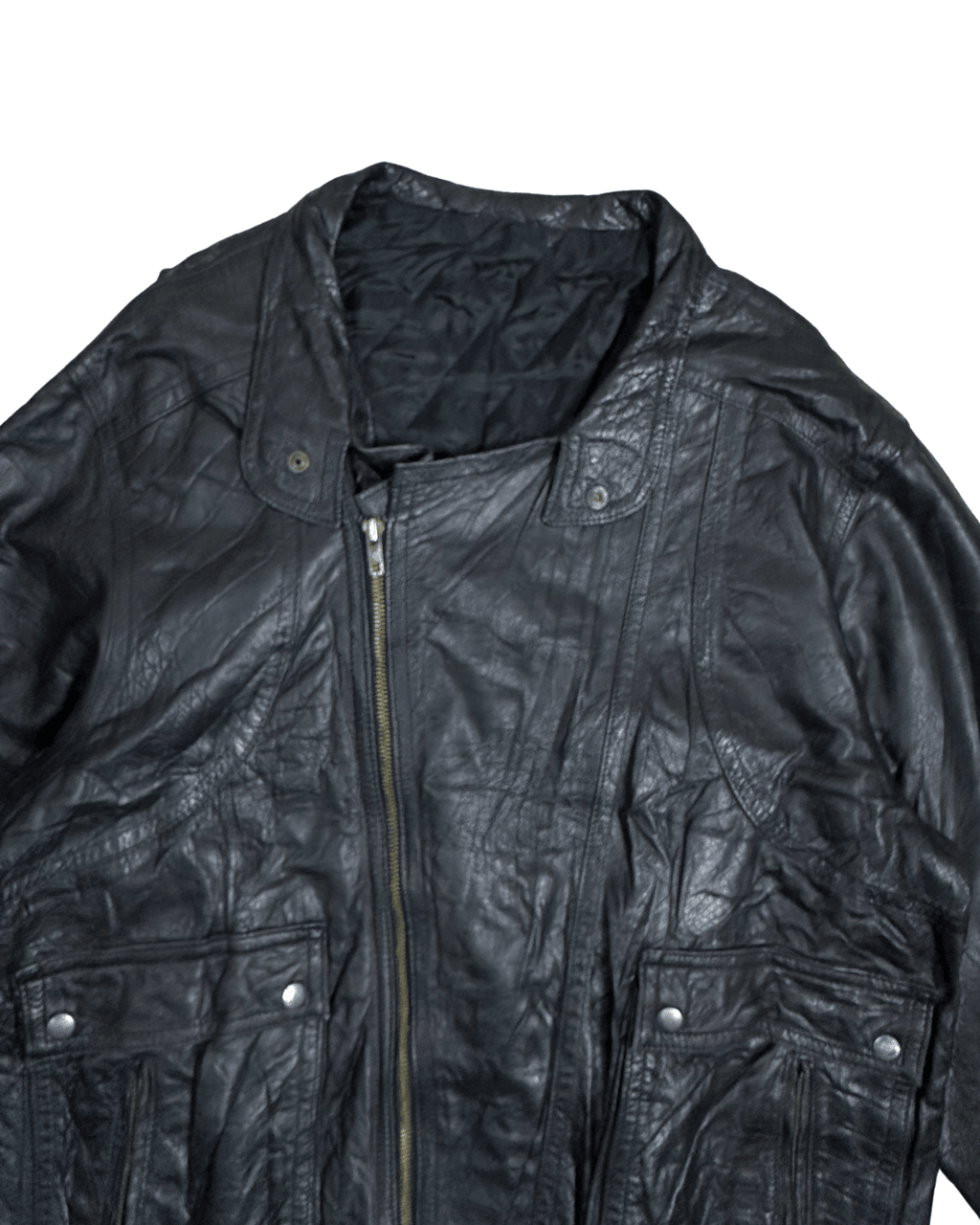 Vintage 90s Genuine Leather Jacket - Funkify