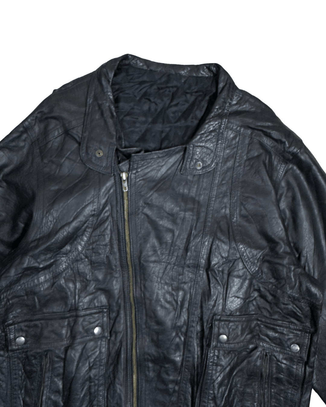 Vintage 90s Genuine Leather Jacket - Funkify