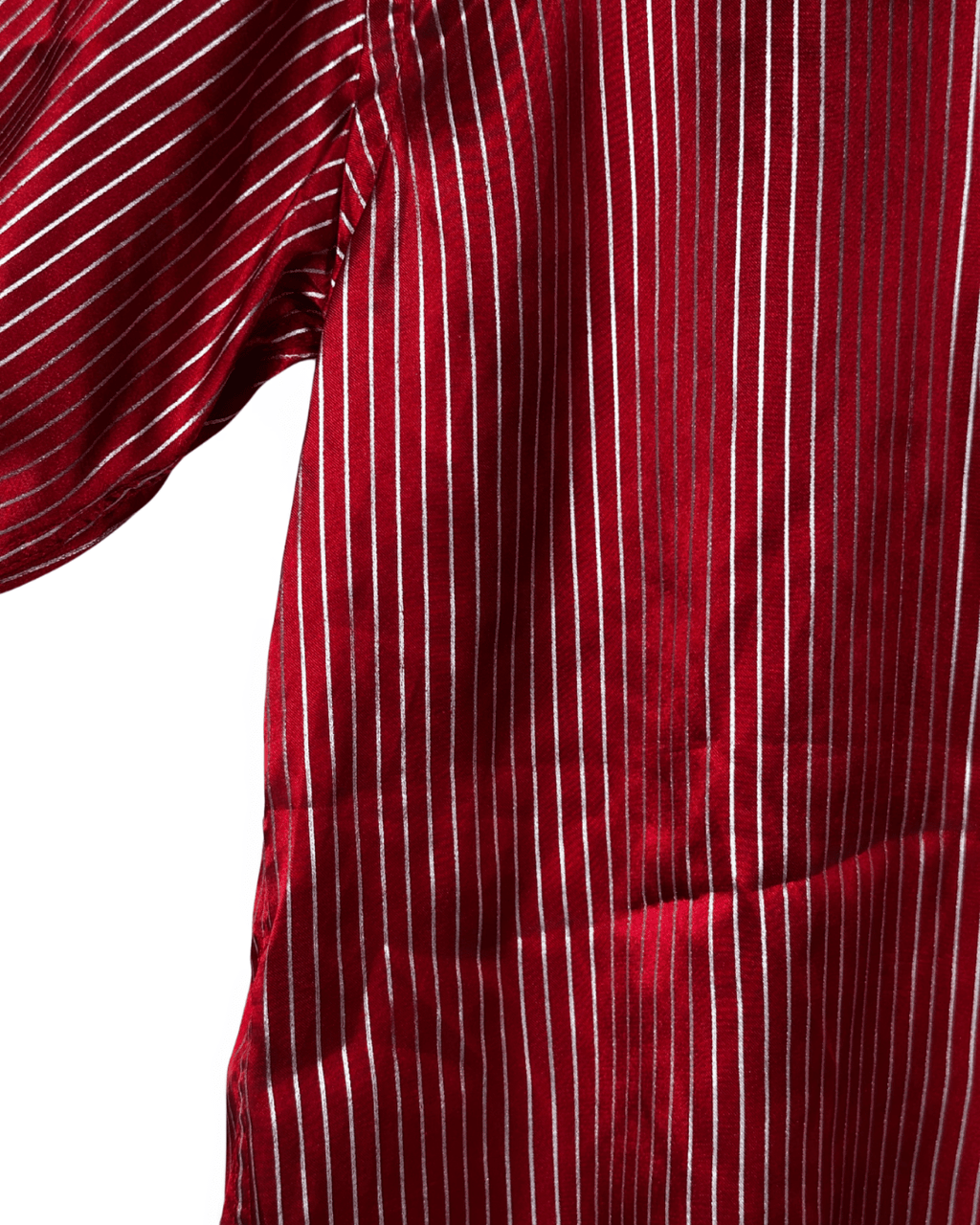 Vintage 90s Metallic Disco Stripe Shirt - Funkify
