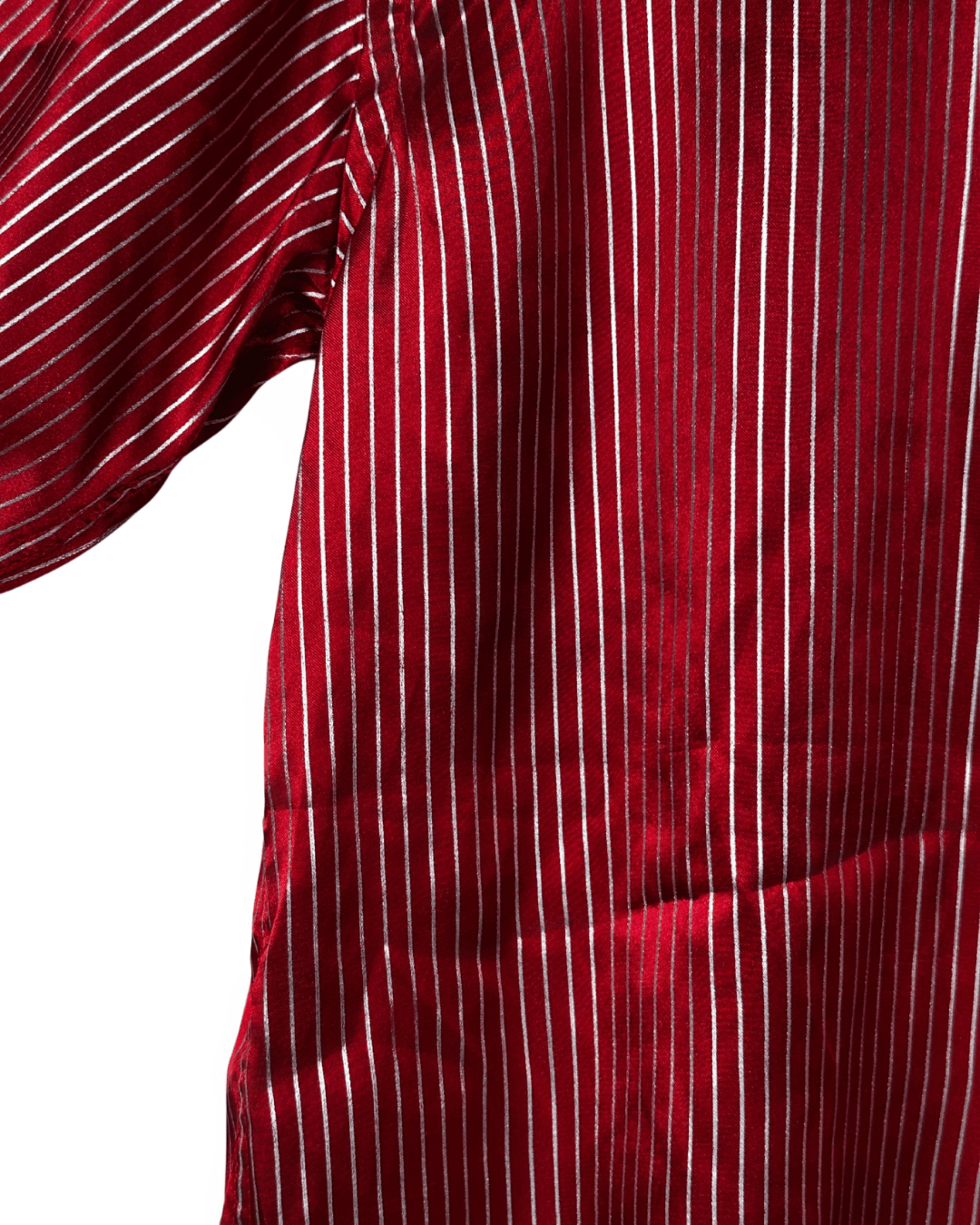 Vintage 90s Metallic Disco Stripe Shirt - Funkify