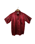 Vintage 90s Metallic Disco Stripe Shirt - Funkify