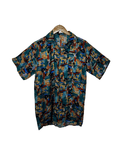 Vintage 90s Painterly Brushstroke Print Shirt - Funkify