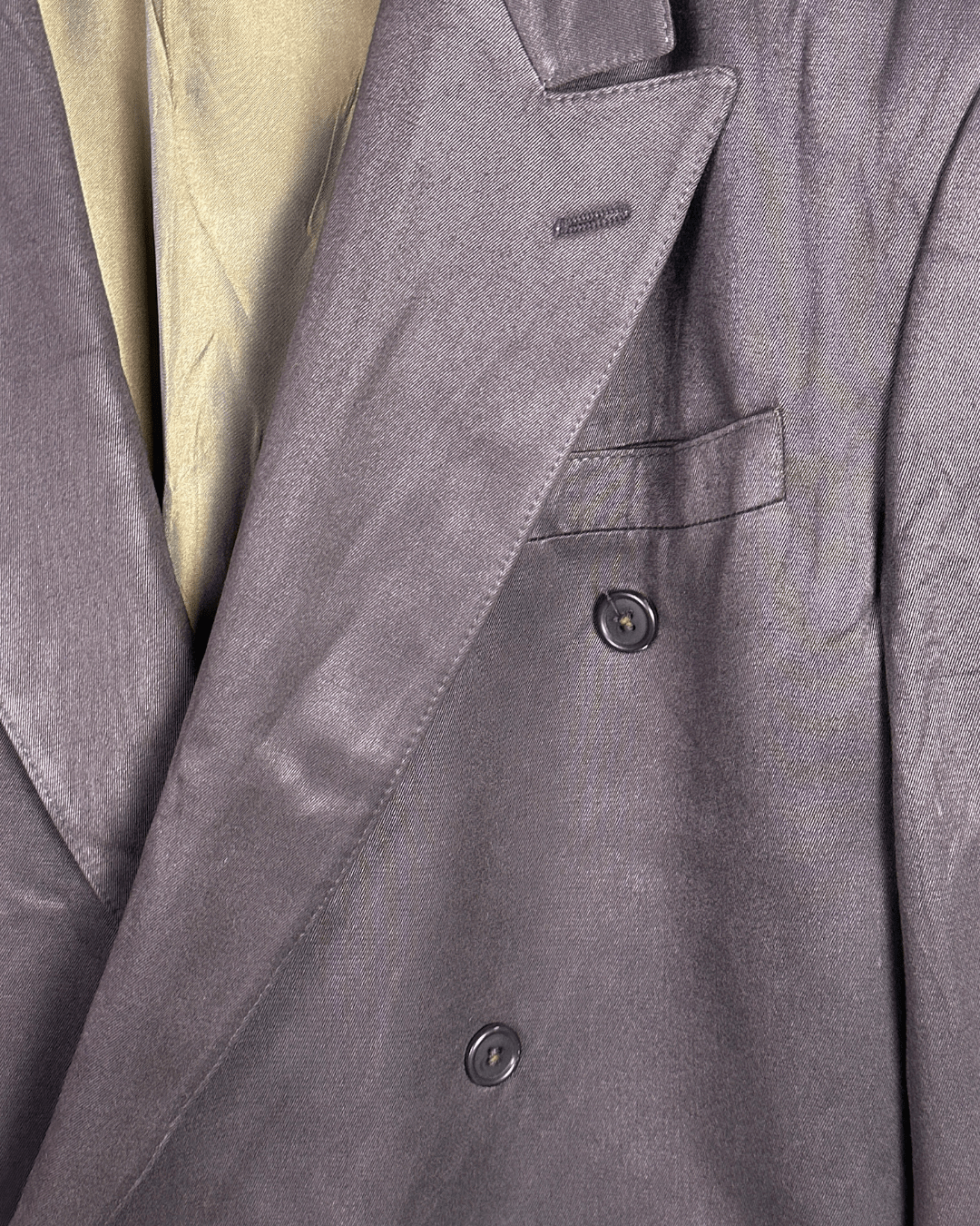 Vintage 90s Palazzo Men's Fashion Burgundy Double Breasted Blazer - XL - Funkify