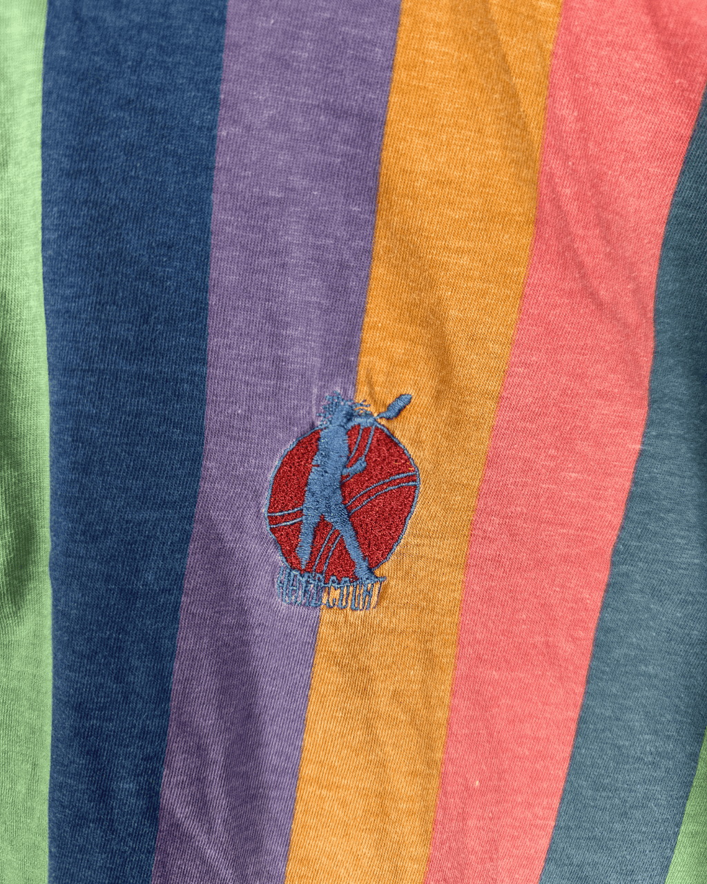 Vintage 90s Reebok Striped Polo Shirt Large - Funkify
