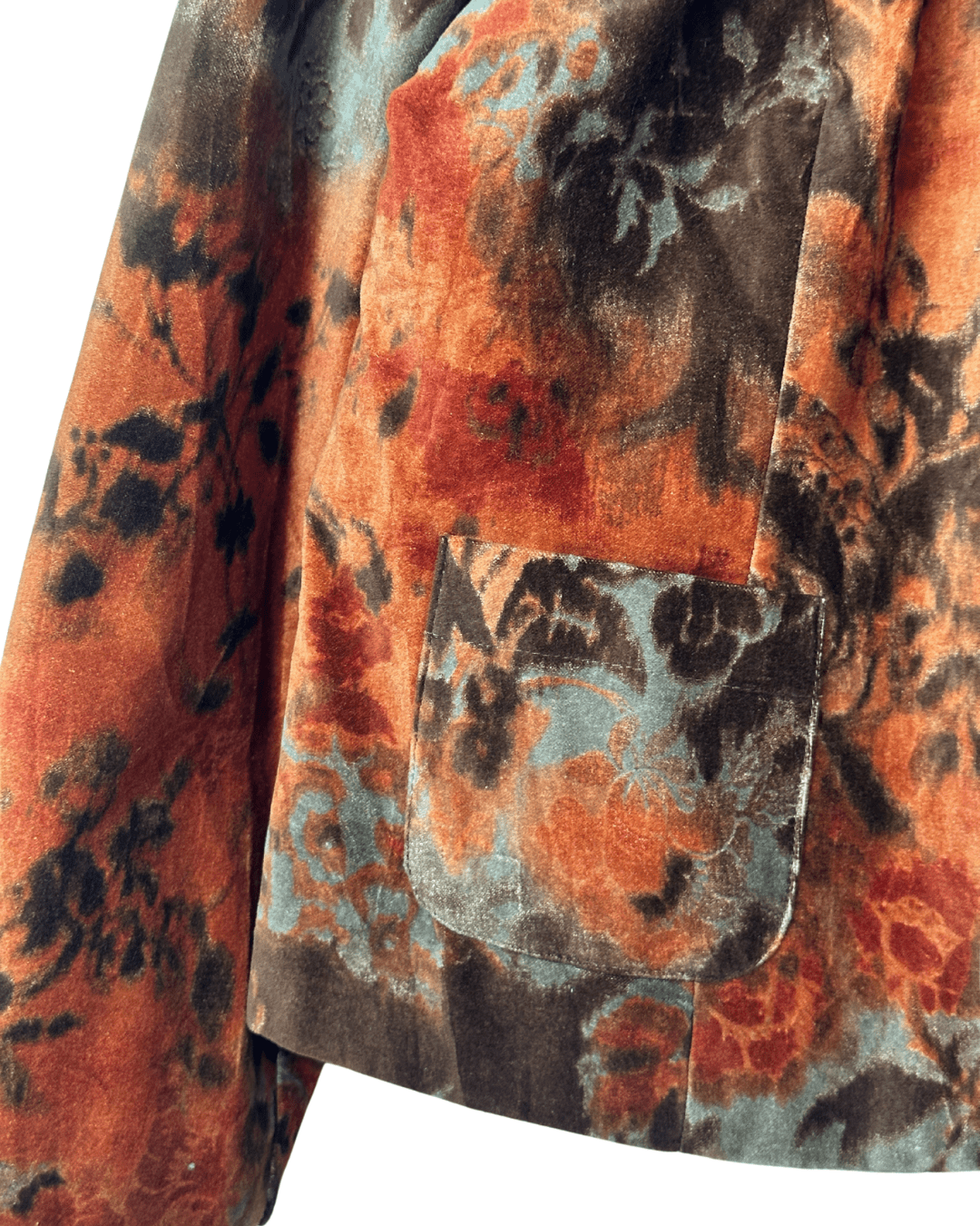Vintage 90's Setter Lady Velvet Blazer - Women's 42 - Funkify