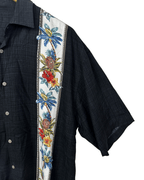 Vintage 90s Tropical Panel Print Shirt 2XL - Funkify