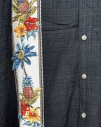 Vintage 90s Tropical Panel Print Shirt 2XL - Funkify