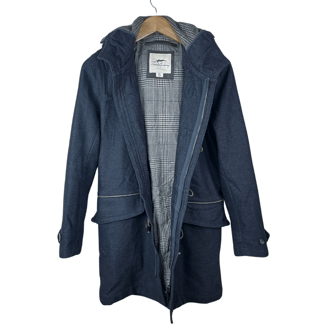 Vintage 90s - Y2K Thomas Burberry Coat Small - Funkify