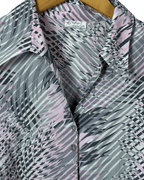 Vintage Abstract Geo Print Shirt - Funkify