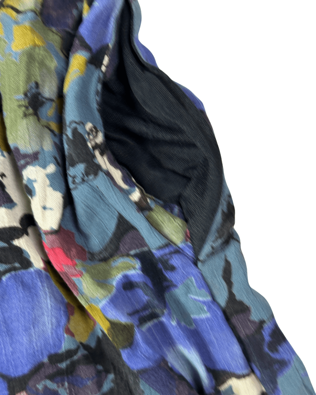 Vintage Abstract Pattern Skirt with Pockets - Funkify