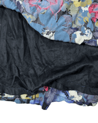 Vintage Abstract Pattern Skirt with Pockets - Funkify
