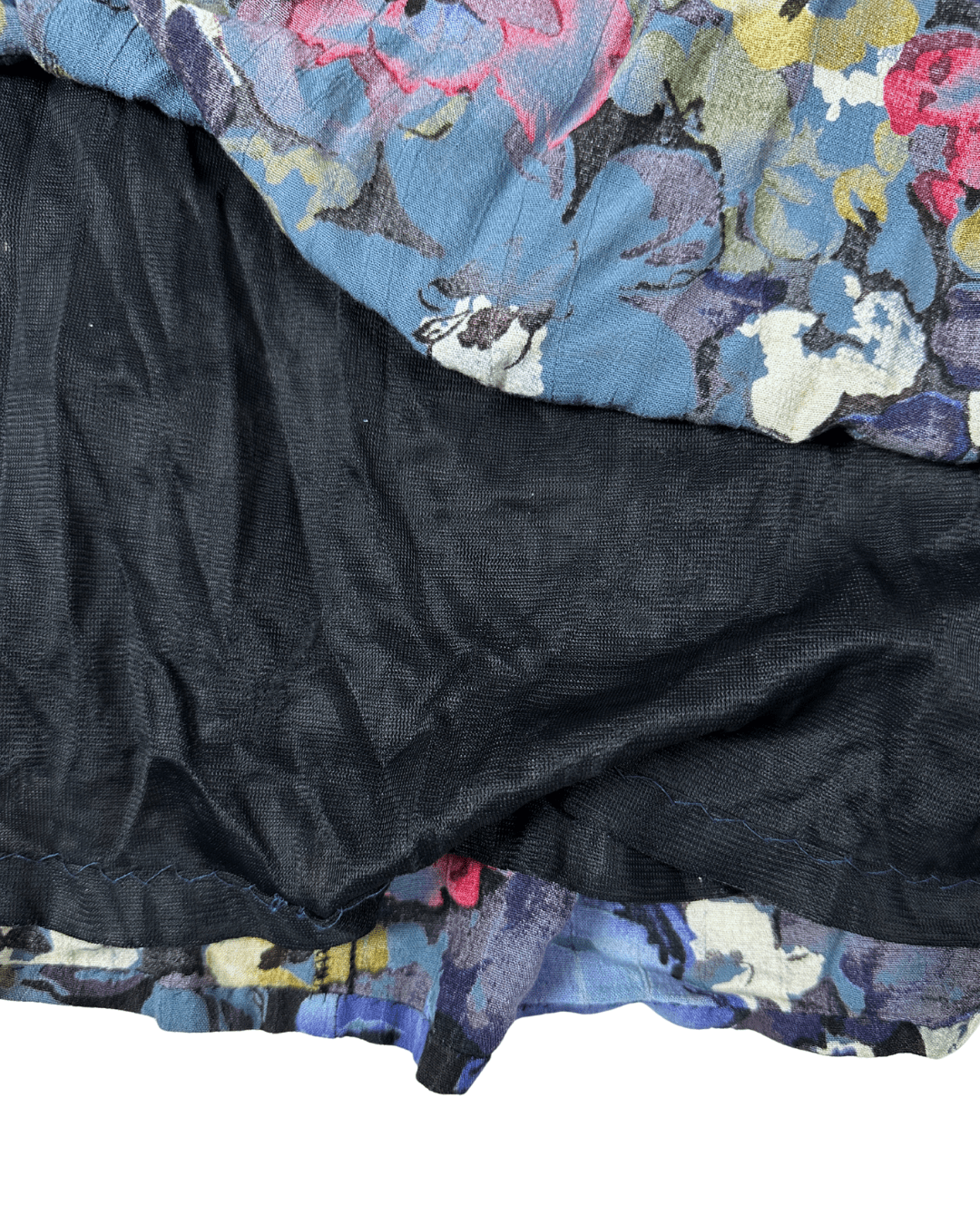 Vintage Abstract Pattern Skirt with Pockets - Funkify