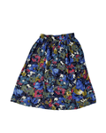 Vintage Abstract Pattern Skirt with Pockets - Funkify