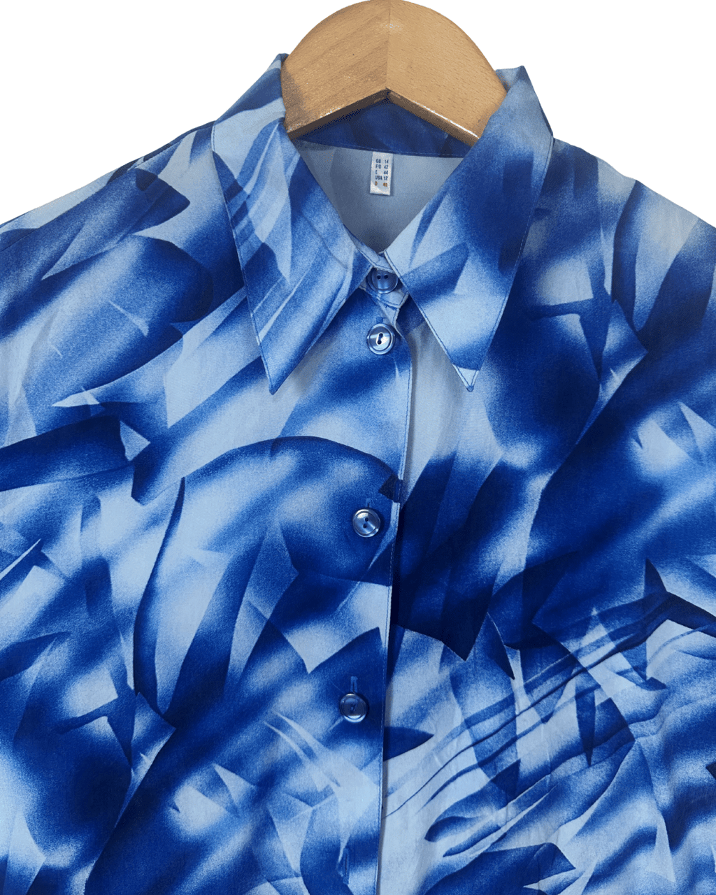Vintage Abstract Print Shirt Large - Funkify