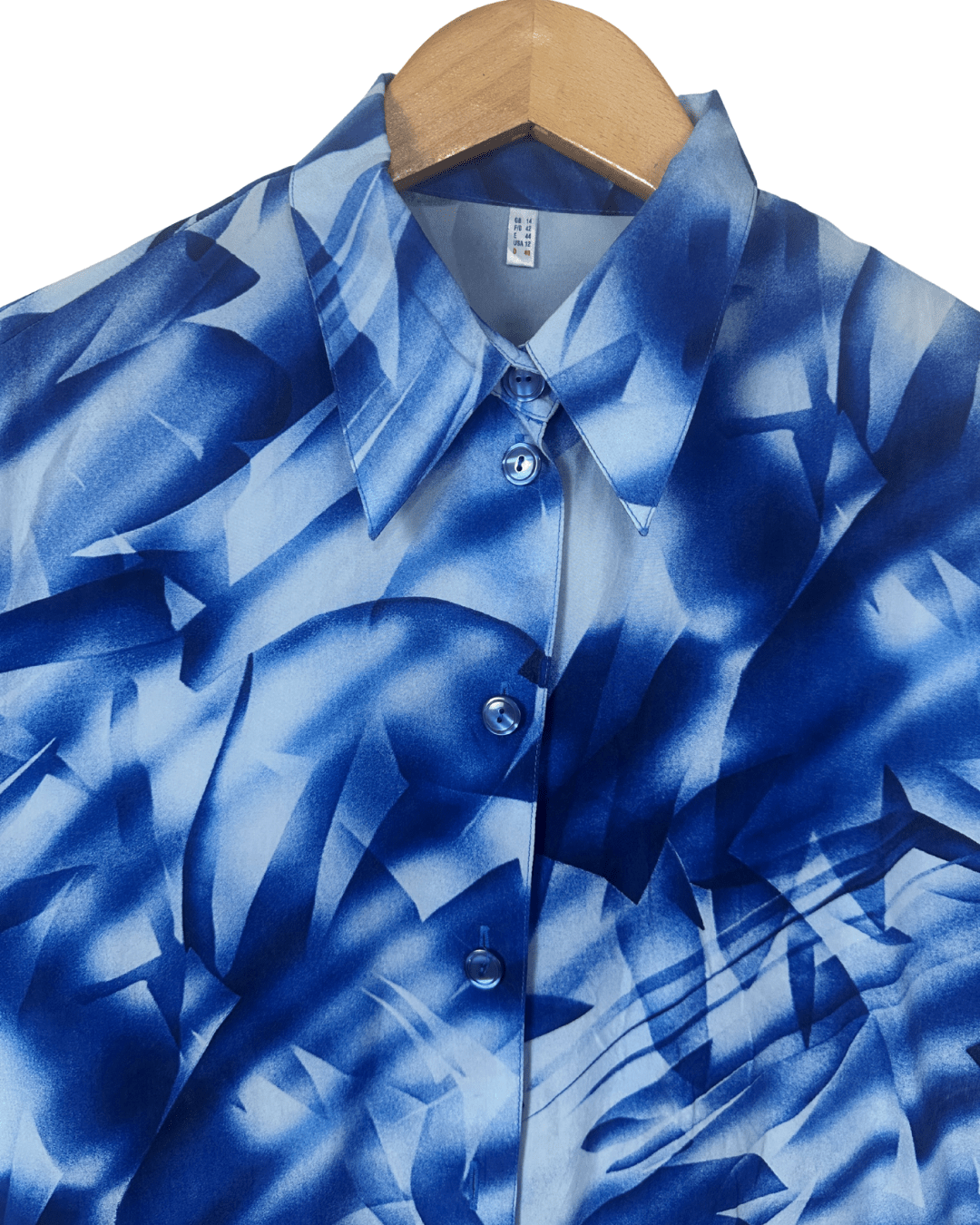 Vintage Abstract Print Shirt Large - Funkify