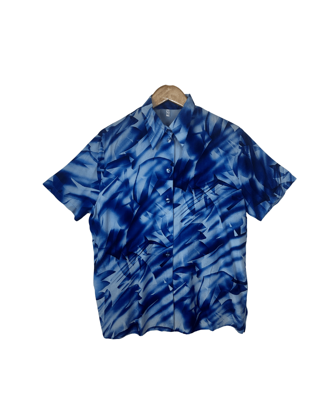 Vintage Abstract Print Shirt Large - Funkify