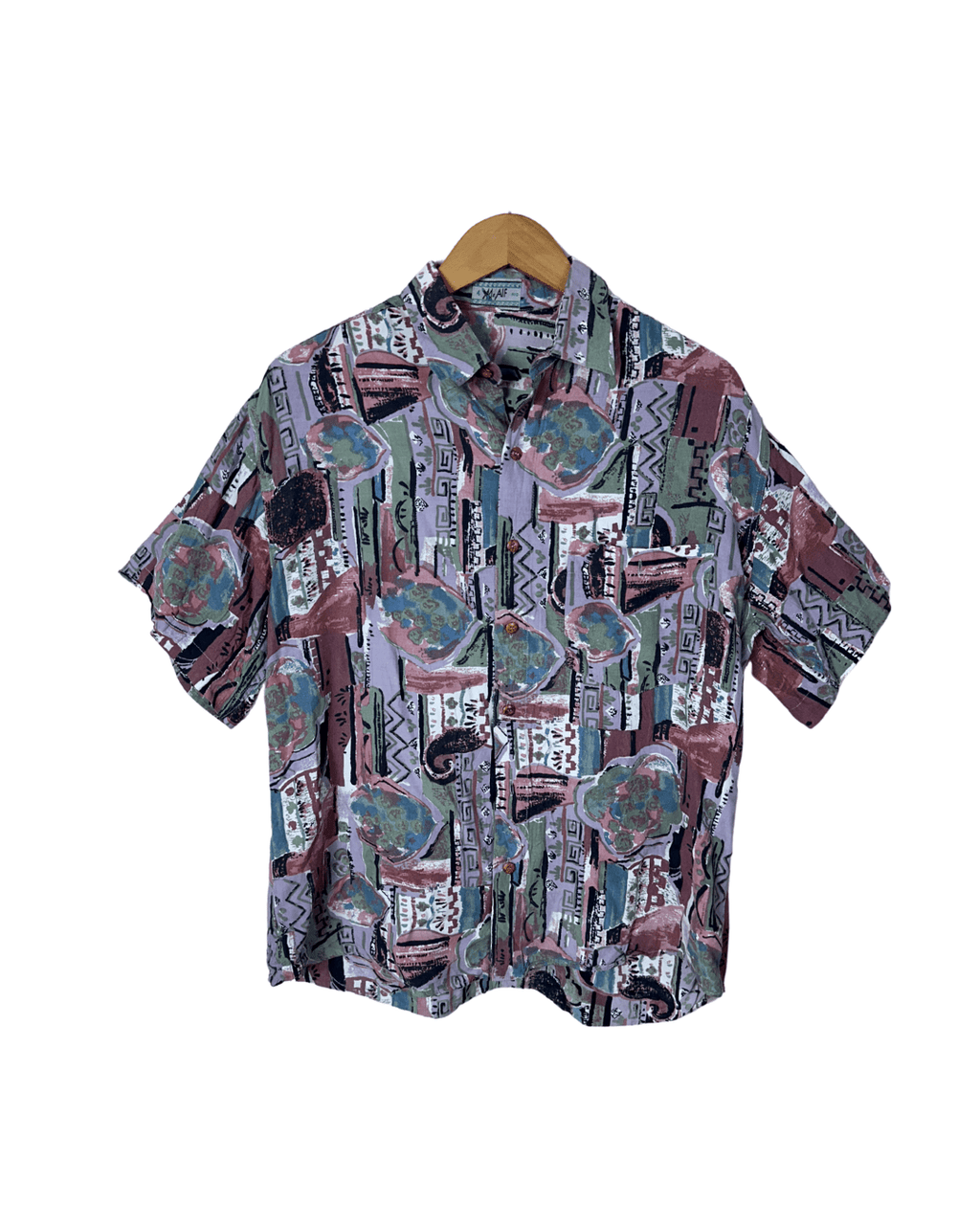 Vintage Abstract Shirt XL - Funkify