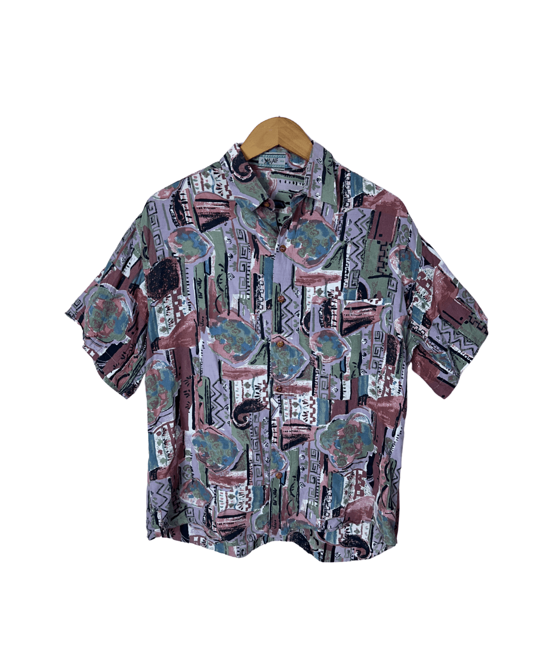 Vintage Abstract Shirt XL - Funkify