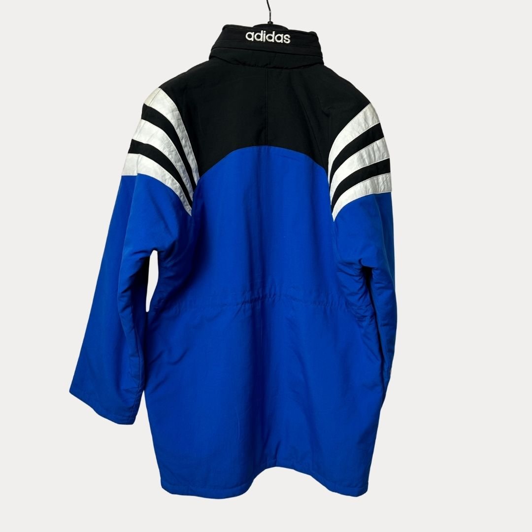 Vintage Adidas Club Brugge Jacket with Foldable Hood - Funkify