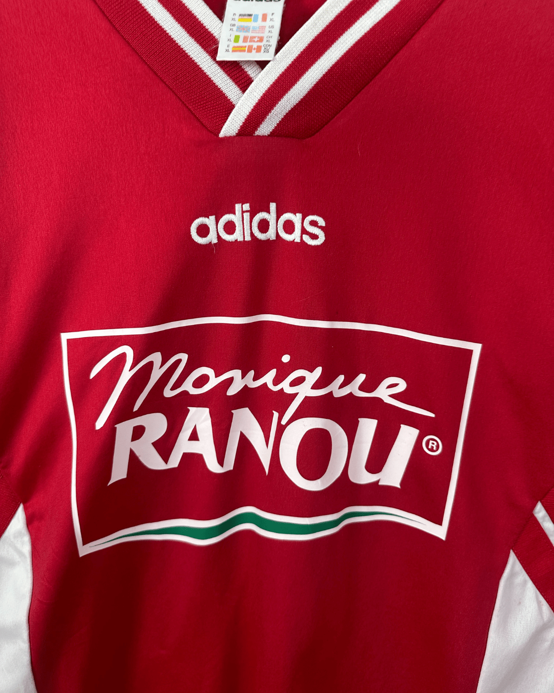 Vintage Adidas Monique Ranou Football Jersey Le Havane 11 Long Sleeve XL - Funkify