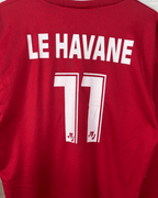 Vintage Adidas Monique Ranou Football Jersey Le Havane 11 Long Sleeve XL - Funkify