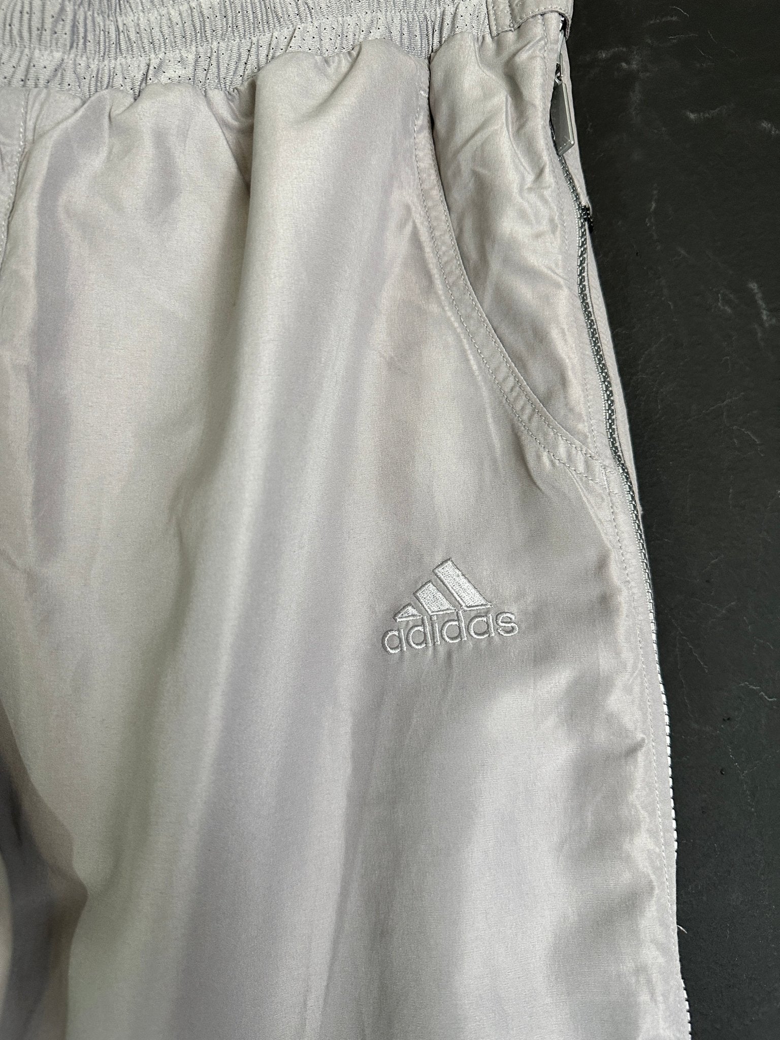 Vintage Adidas Track Pants With Side Zippers - Funkify