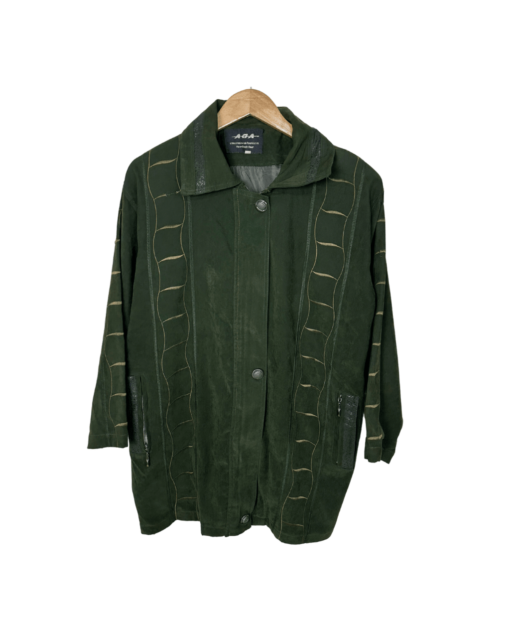 Vintage Aga Embroidered Women's Jacket Large - Funkify