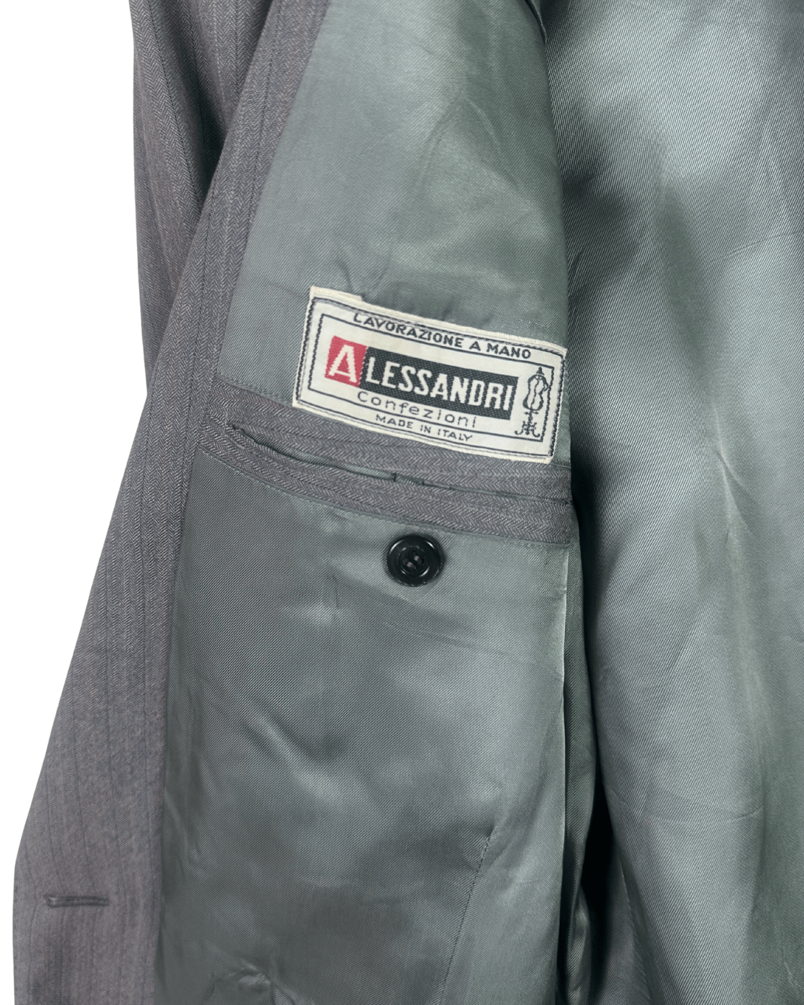Vintage Alessandri Italian Double - Breasted Blazer - Funkify