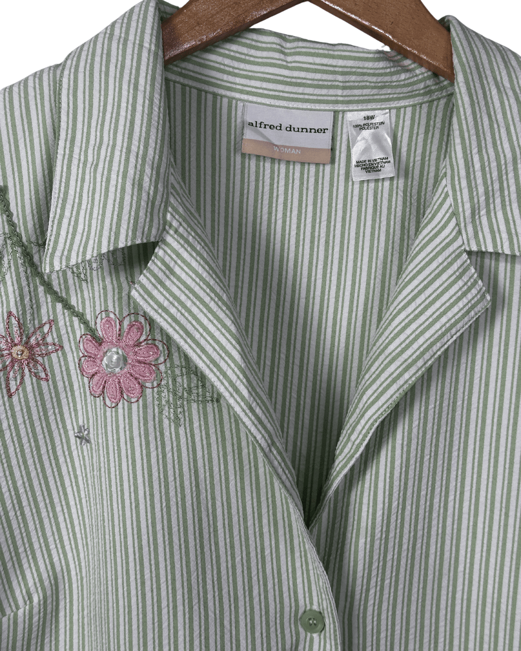 Vintage Alfred Dunner Embroidered Shirt - Women's 2XL - Funkify