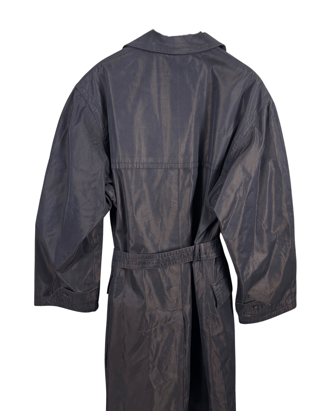 Vintage Alta Moda Belted Oversized Trench Coat - Made in Italy - Funkify