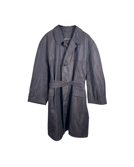 Vintage Alta Moda Belted Oversized Trench Coat - Made in Italy - Funkify